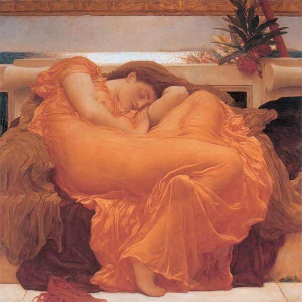 Flaming June by Lord Frederick Leighton, hand-painted oil painting reproduction