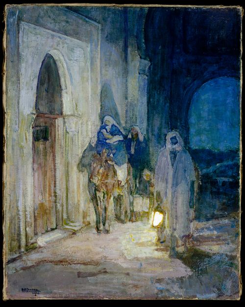 Flight into Egypt II by Henry Ossawa Tanner, hand-painted oil reproduction