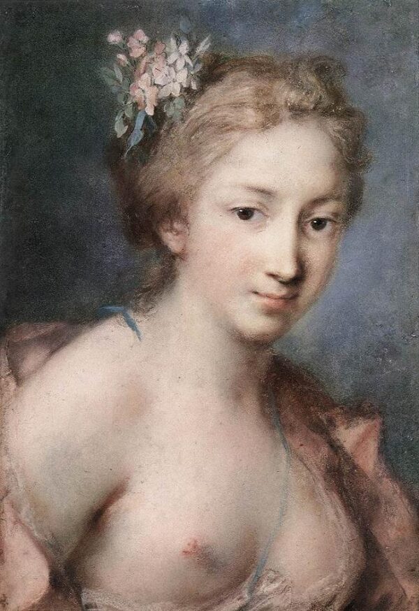 Flora by Rosalba Carriera, hand-painted oil painting reproduction