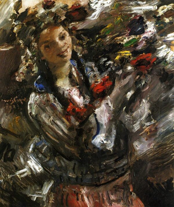 Flora by Lovis Corinth, hand-painted oil painting reproduction