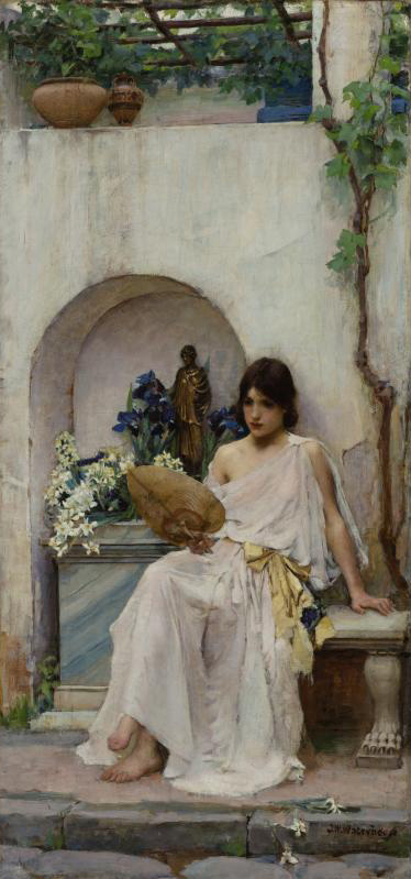 Flora by John William Waterhouse, hand-painted oil reproduction