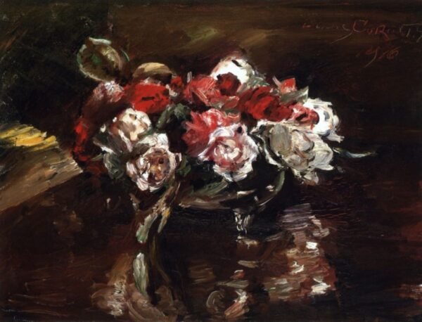 Floral Still Life by Lovis Corinth, hand-painted oil painting reproduction