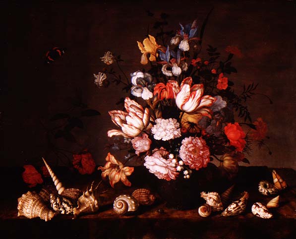 Floral Study Carnations in a Vase by Balthasar van der Ast, hand-painted oil reproduction