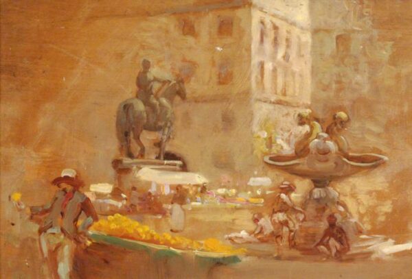 Florence by Benjamin Haughton, hand-painted oil painting reproduction