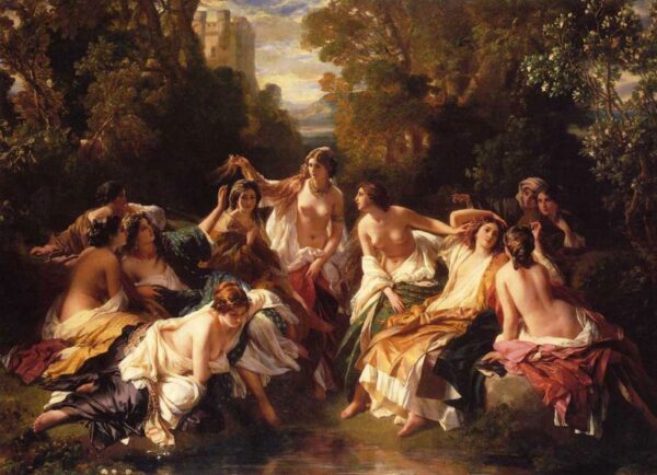 Florinda by Franz Xavier Winterhalter, hand-painted oil painting reproduction