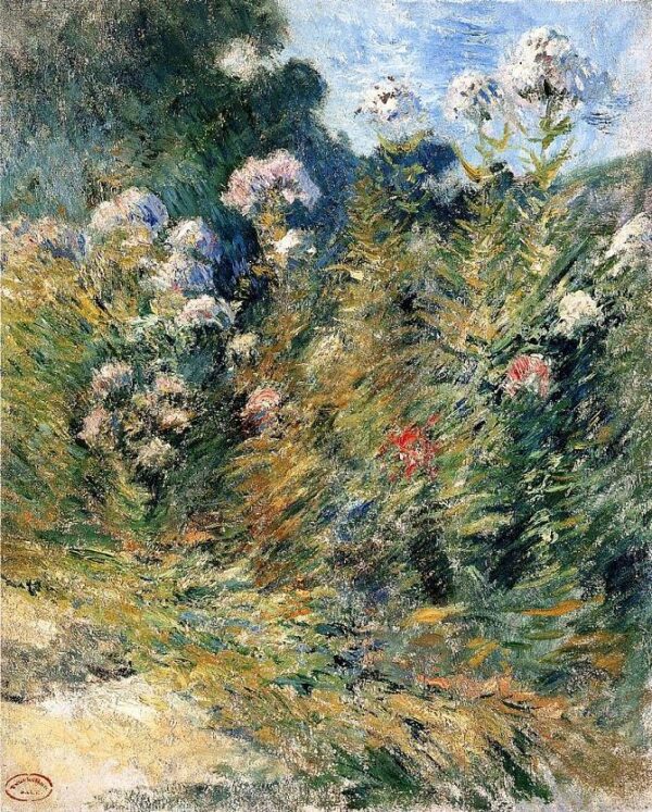 Flower Garden by John Henry Twachtman, hand-painted oil painting reproduction