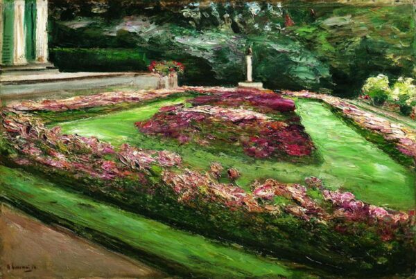Flower Terrace at Wannsee by Max Liebermann, hand-painted oil painting reproduction