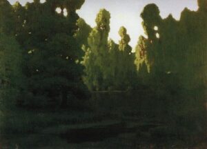 Forest by Arkhip Kuindzhi, hand-painted oil painting reproduction