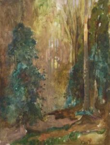 Forest Glade by Benjamin Haughton, hand-painted oil painting reproduction