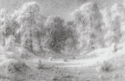 Forest Glade by Arkhip Kuindzhi, hand-painted oil reproduction