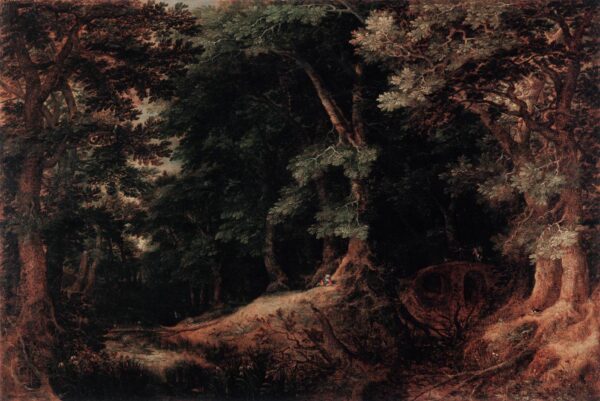 Forest Landscape by Francisco Collantes, hand-painted oil painting reproduction