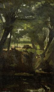 Forest View by George Hendrik Breitner, hand-painted oil painting reproduction