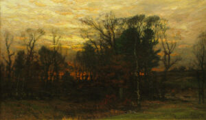 Forest at Twilight by John Joseph Enneking, hand-painted oil painting reproduction
