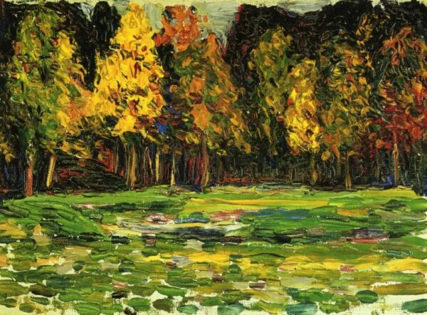 Forest edge by Wassily Kandinsky, hand-painted oil painting reproduction