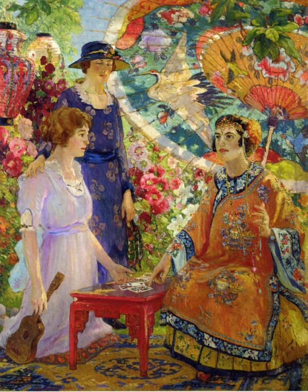 Fortune Teller by Colin Campbell Cooper, hand-painted oil painting reproduction