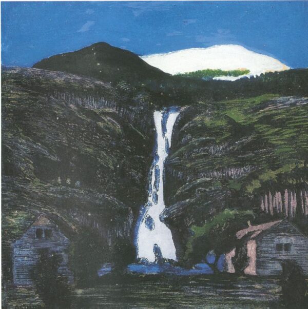 Foss og Bre by Nikolai Astrup, hand-painted oil painting reproduction