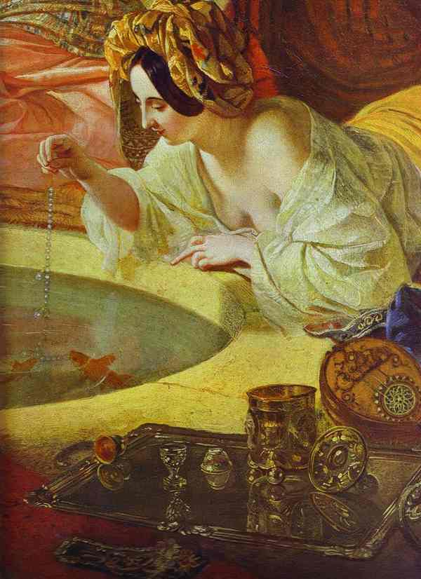 Fountain in Bakhchi Sarai by Karl Briullov, hand-painted oil reproduction