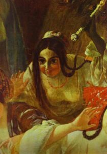 Fountain in Bakhchi Sarai c by Karl Briullov, hand-painted oil painting reproduction