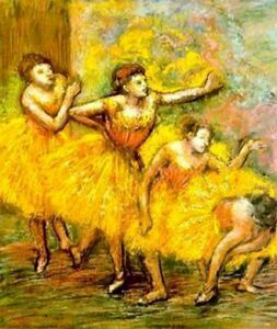 Four Dancers by Edgar Degas, hand-painted oil painting reproduction