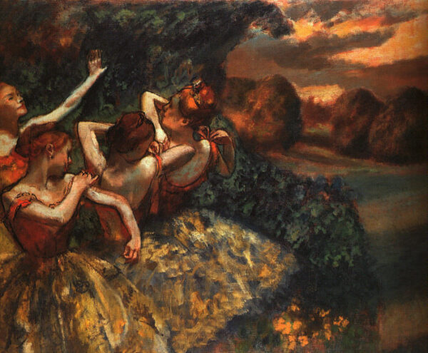 Four Dancers b by Edgar Degas, hand-painted oil painting reproduction