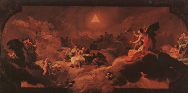 The Adoration of the Name of The Lord by Francisco de Goya, hand-painted oil painting reproduction