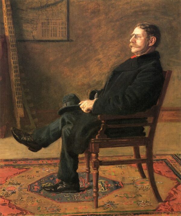 Frank Jay St. John by Thomas Eakins, hand-painted oil painting reproduction