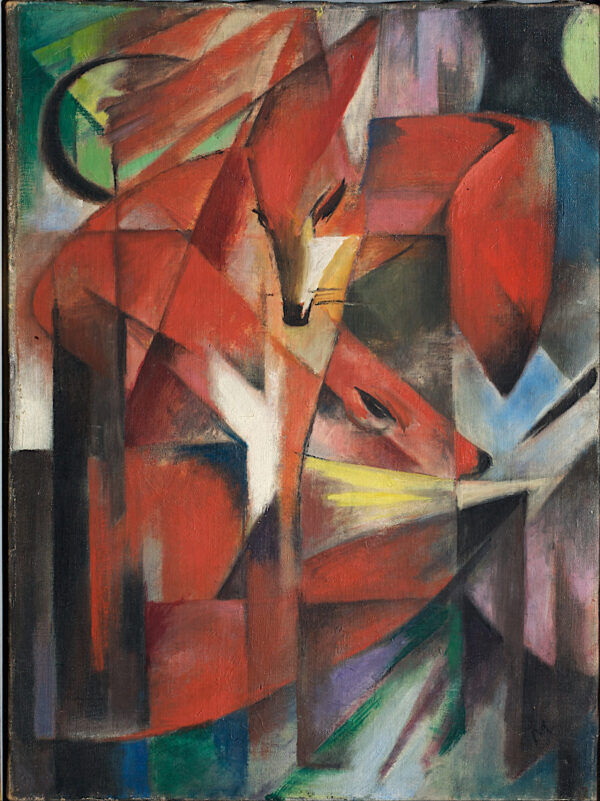The Foxes by Franz Marc, hand-painted oil painting reproduction