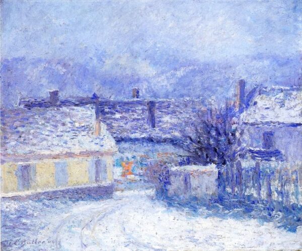 French Landscape by Theodore Earl Butler, hand-painted oil reproduction