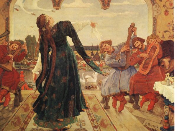 Frog Tsarevna by Viktor Vasnetsov, hand-painted oil painting reproduction