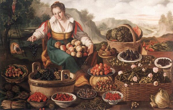Fruit Seller by Vincenzo Campi, hand-painted oil painting reproduction
