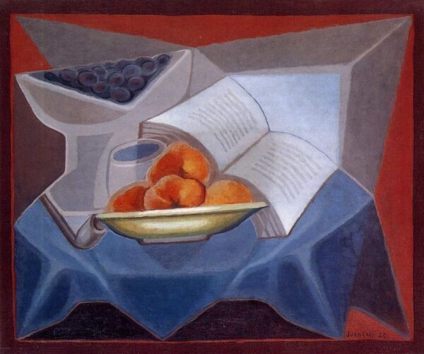 Fruit and Book by Juan Gris, hand-painted oil painting reproduction