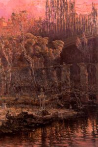 Fuente de la Sultana by Antonio Muñoz Degrain, hand-painted oil painting reproduction