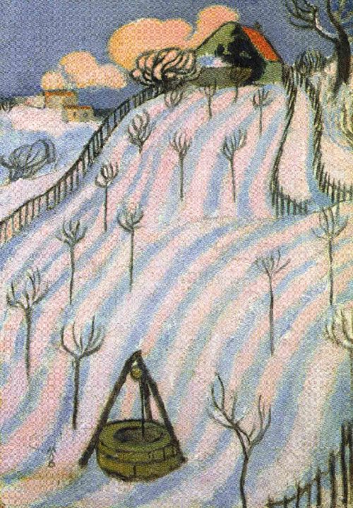 Furrows in the Snow by Maurice Denis, hand-painted oil reproduction