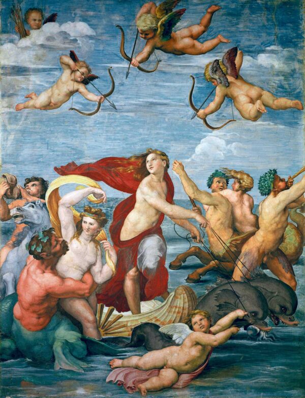 The Triumph Of Galatea by Titian, hand-painted oil painting reproduction