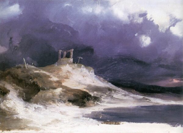 Galgenberg by Karl Blechen, hand-painted oil painting reproduction