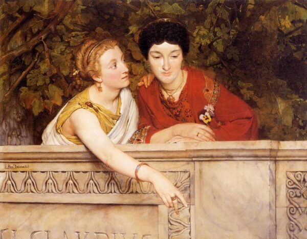 Gallo-Roman Women by Lawrence Alma-Tadema, hand-painted oil reproduction