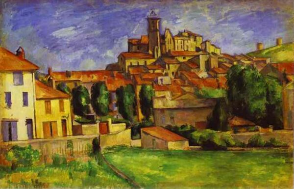 Gardanne by Paul Cézanne, hand-painted oil painting reproduction