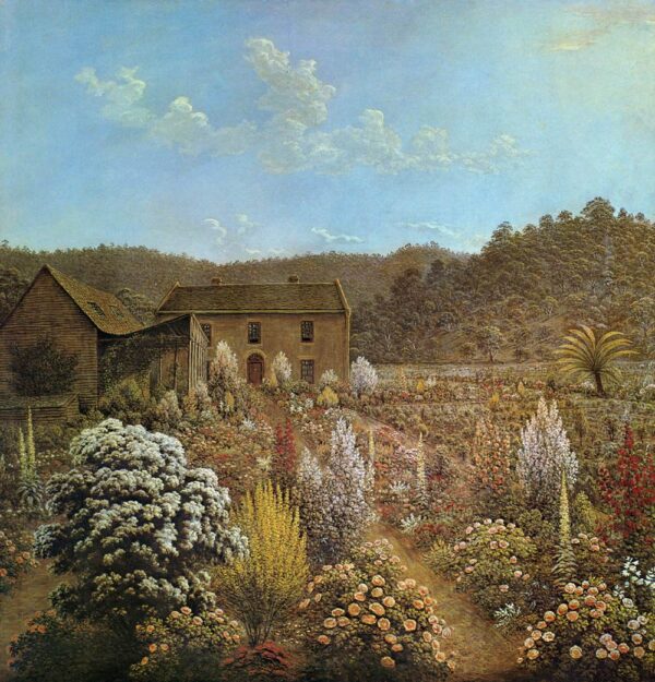 The Artist’s House and Garden by John Glover, hand-painted oil painting reproduction
