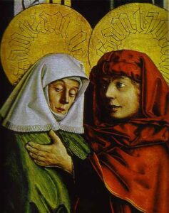 Meeting of Joahim and Anna by the Golden Gates by Konrad Witz, hand-painted oil painting reproduction