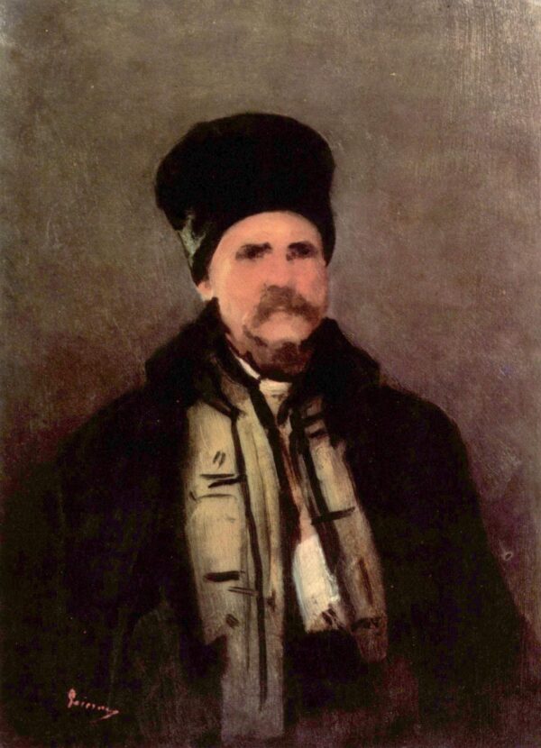 Gebirgsbewohner by Nicolae Grigorescu, hand-painted oil painting reproduction