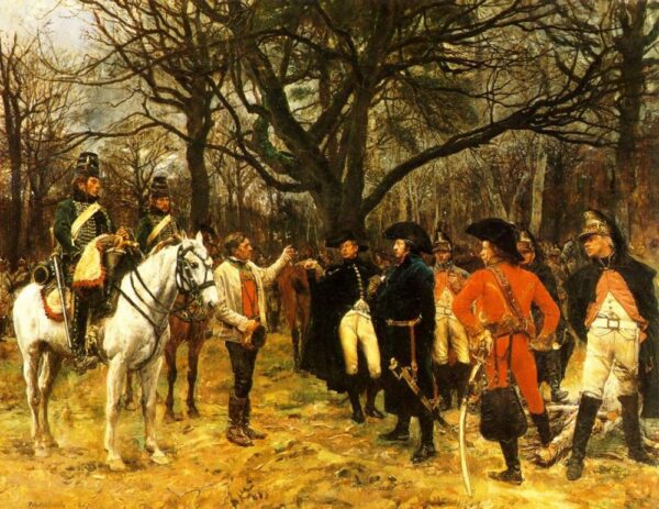 General Desaix and the Peasant by Jean-Louis Ernest Meissonier, hand-painted oil painting reproduction