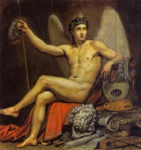 Genius of Art by Karl Briullov, hand-painted oil reproduction