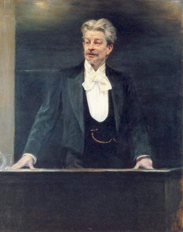 Georg Brandes by Peder Severin Krøyer, hand-painted oil painting reproduction