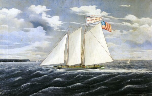 George S. Wood by James Bard, hand-painted oil painting reproduction