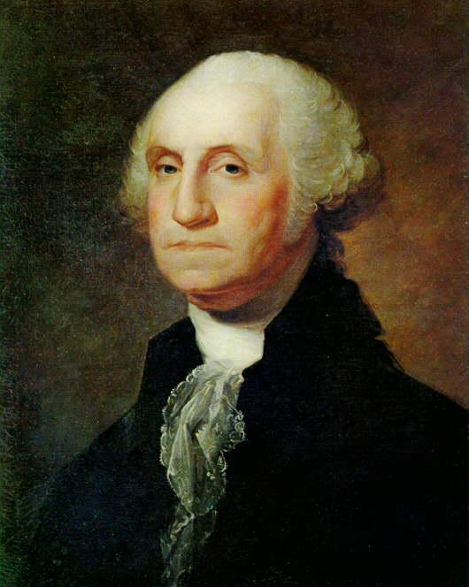 George Washington by Gilbert Stuart, hand-painted oil reproduction