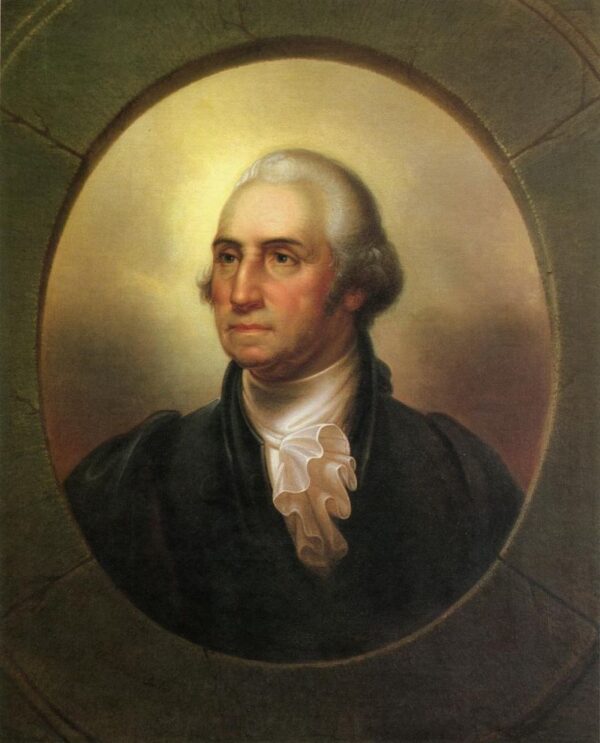 George Washington as Patriae Pater by Rembrandt Peale, hand-painted oil painting reproduction