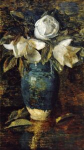 Giant Magnolias by Frederick Childe Hassam, hand-painted oil painting reproduction