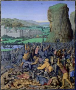 The Battle of Gilboa by Jean Fouquet, hand-painted oil painting reproduction