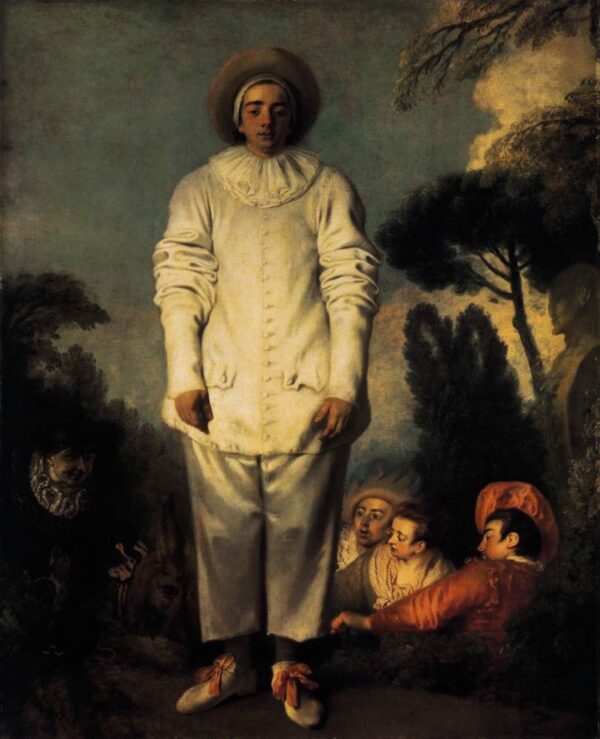 Gilles by Antoine Watteau, hand-painted oil painting reproduction