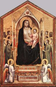 Ognissanti Madonna by Giotto, hand-painted oil painting reproduction